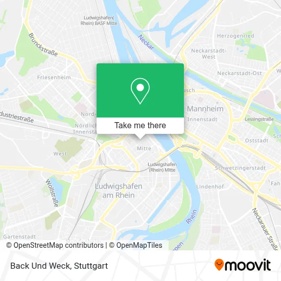 Back Und Weck map