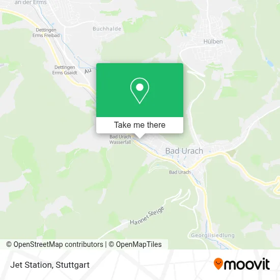 Jet Station map