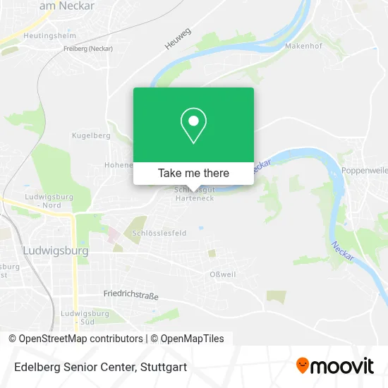 Edelberg Senior Center map