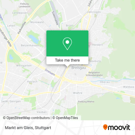 Markt am Gleis map