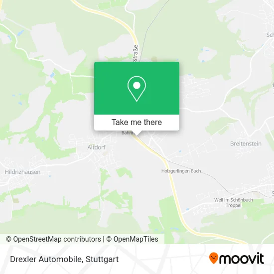 Drexler Automobile map