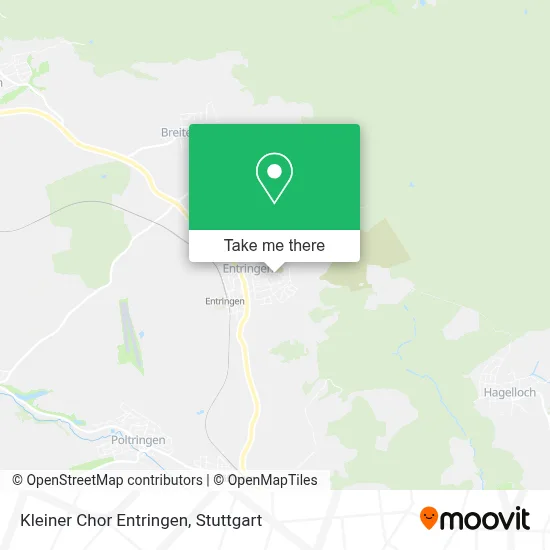 Kleiner Chor Entringen map