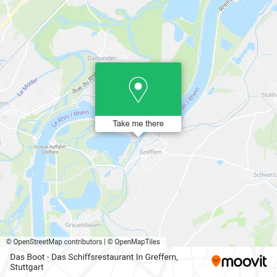 Das Boot - Das Schiffsrestaurant In Greffern map