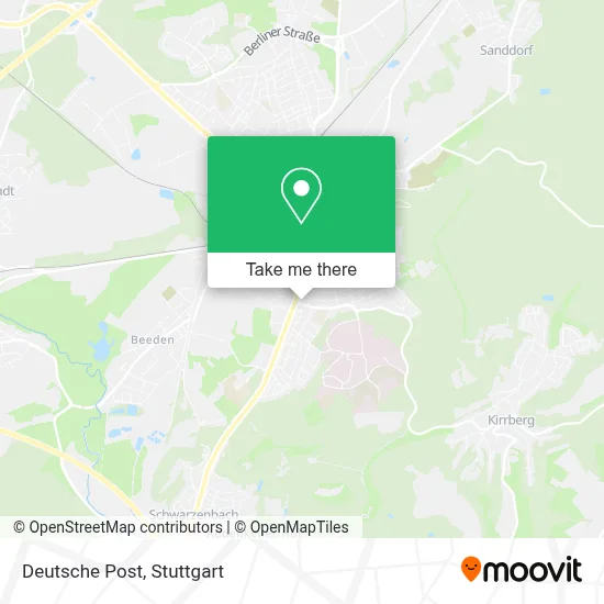 Deutsche Post map