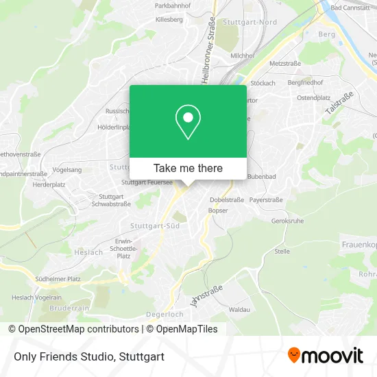 Only Friends Studio map