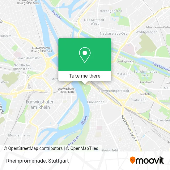 Rheinpromenade map