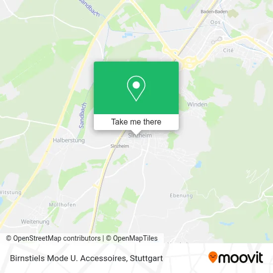 Birnstiels Mode U. Accessoires map