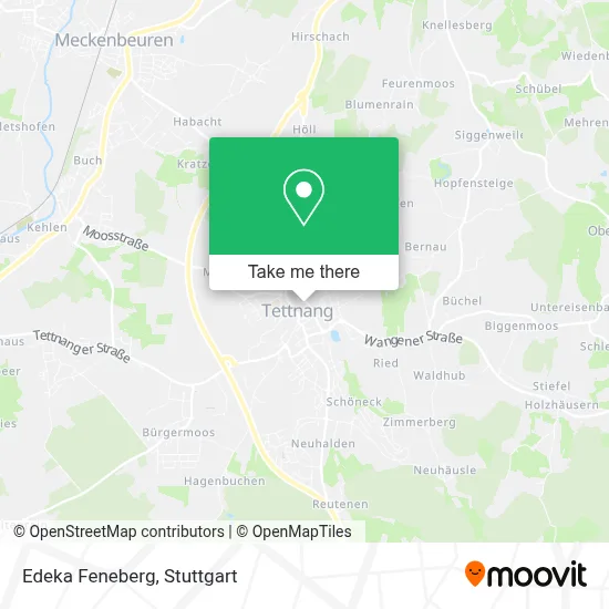Edeka Feneberg map