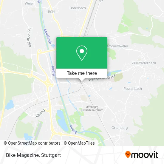 Bike Magazine map