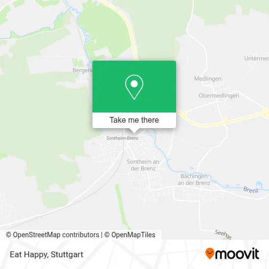 Eat Happy map