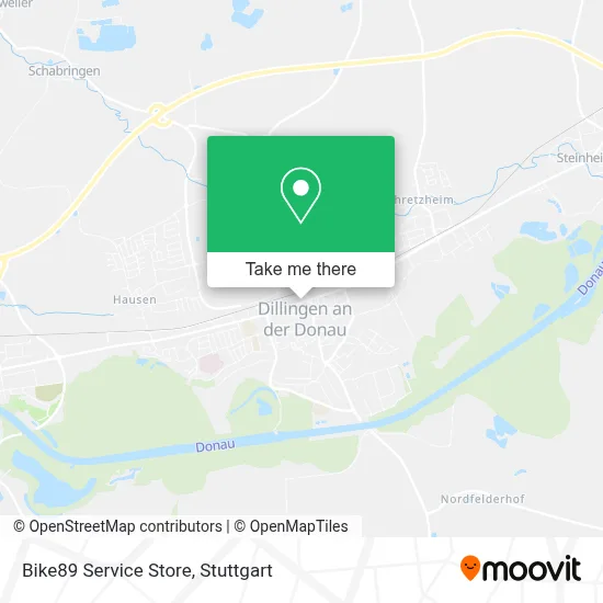 Bike89 Service Store map