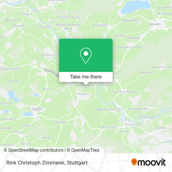Rink Christoph Zimmerei map