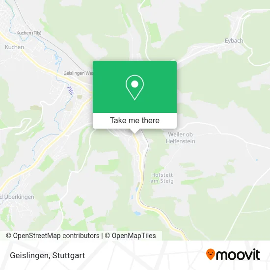 Geislingen map