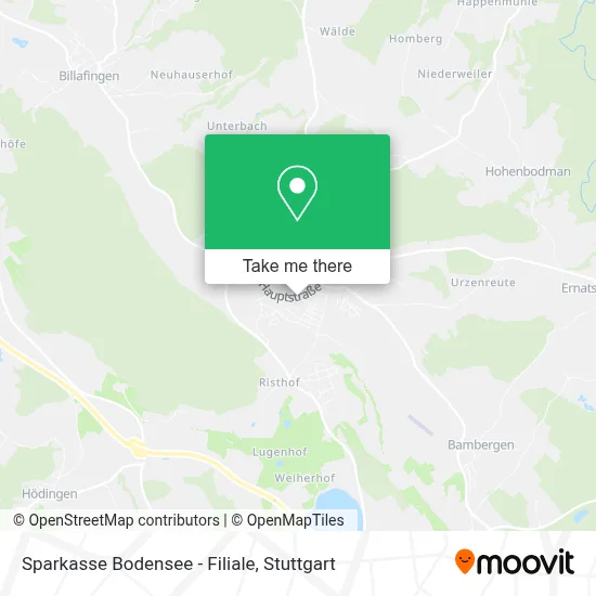Sparkasse Bodensee - Filiale map