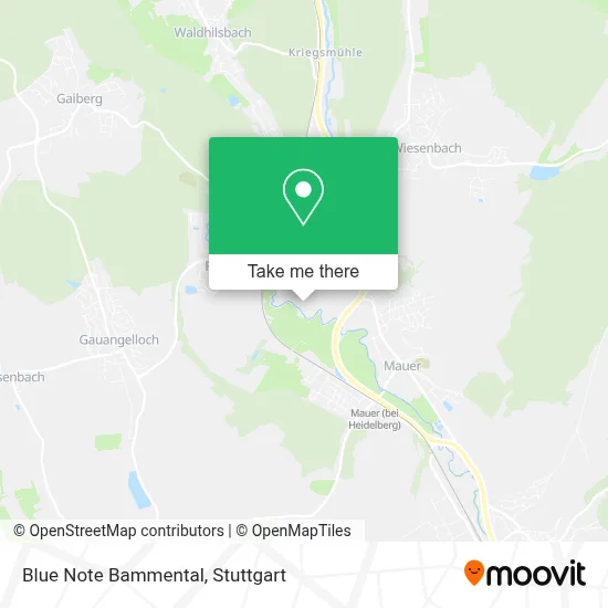 Blue Note Bammental map