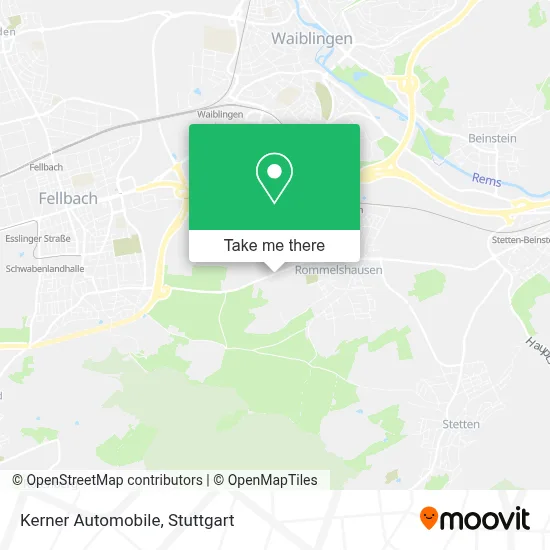 Kerner Automobile map