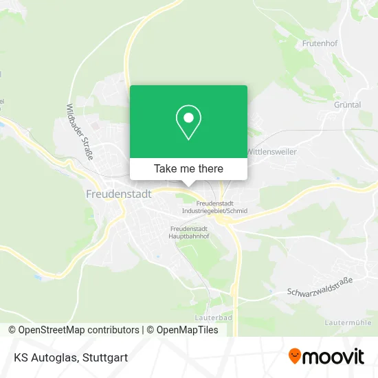 KS Autoglas map