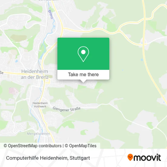 Computerhilfe Heidenheim map
