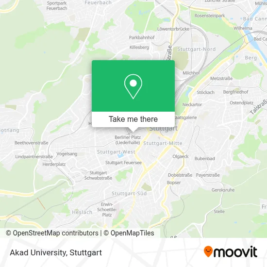 Akad University map