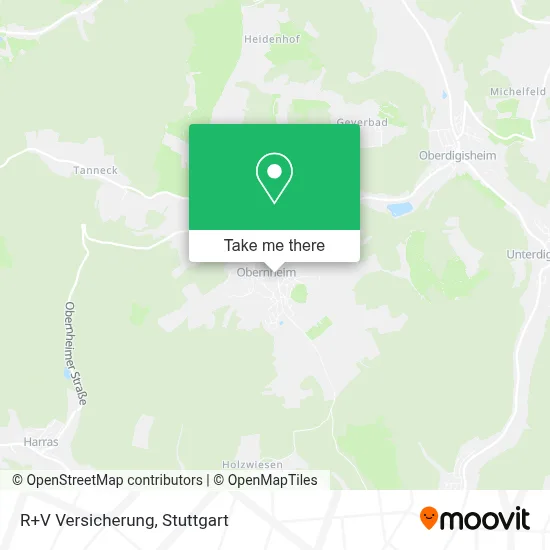 R+V Versicherung map