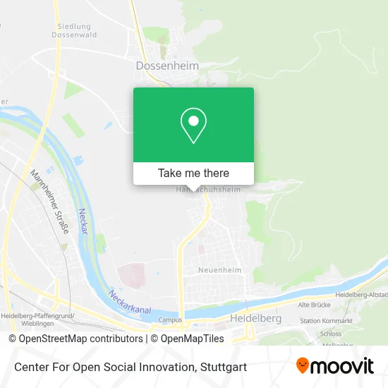 Center For Open Social Innovation map