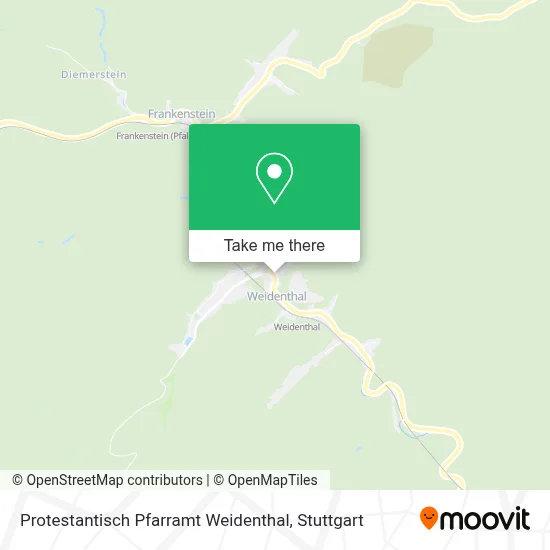 Protestantisch Pfarramt Weidenthal map