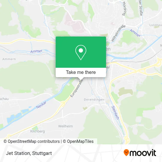Jet Station map
