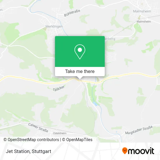 Jet Station map