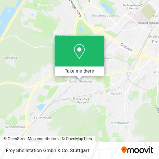 Frey Shellstation Gmbh & Co map