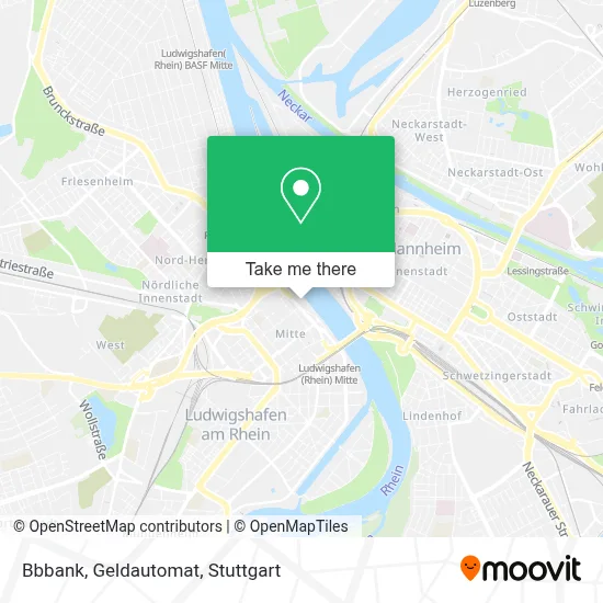 Bbbank, Geldautomat map