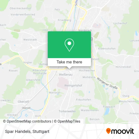 Spar Handels map