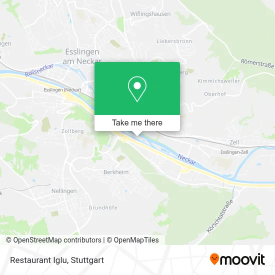 Restaurant Iglu map