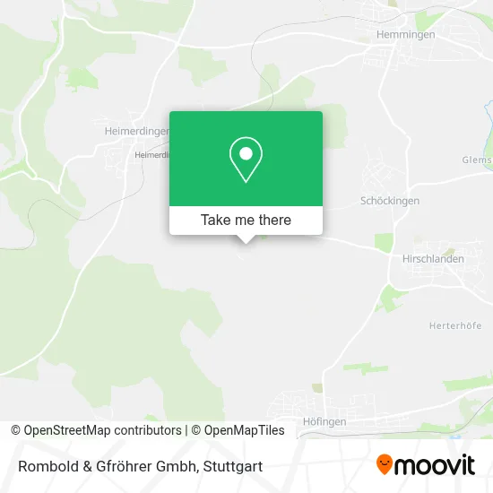 Rombold & Gfröhrer Gmbh map