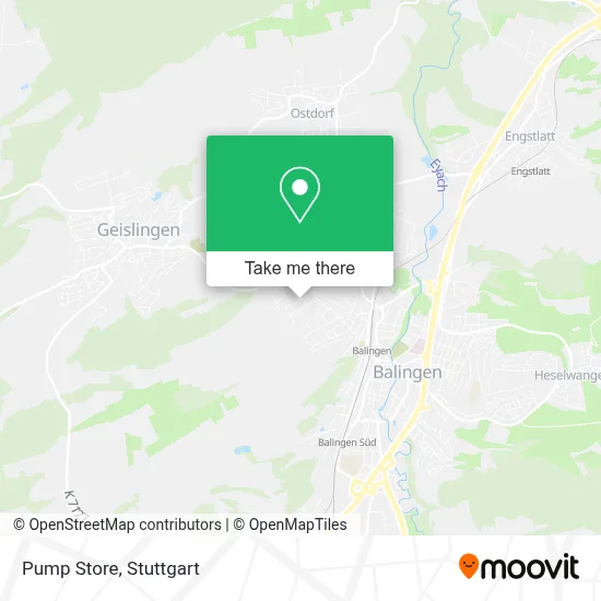 Pump Store map