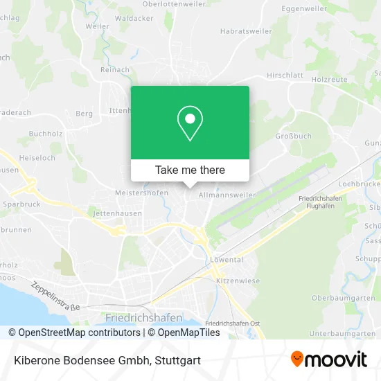 Kiberone Bodensee Gmbh map