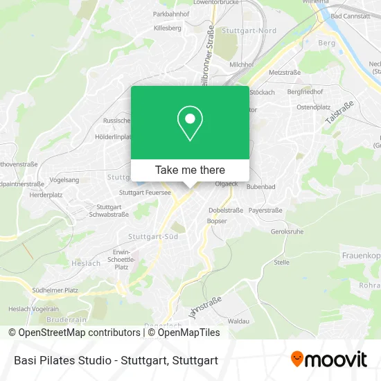 Basi Pilates Studio - Stuttgart map