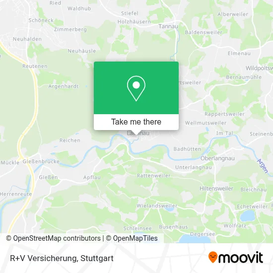 R+V Versicherung map