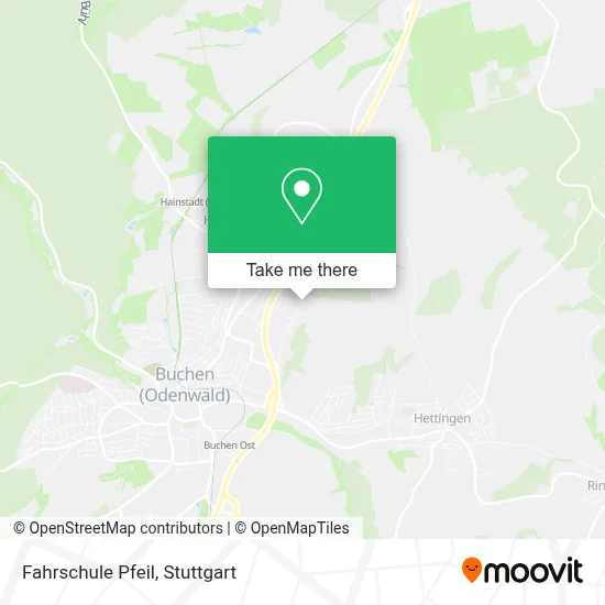 Fahrschule Pfeil map