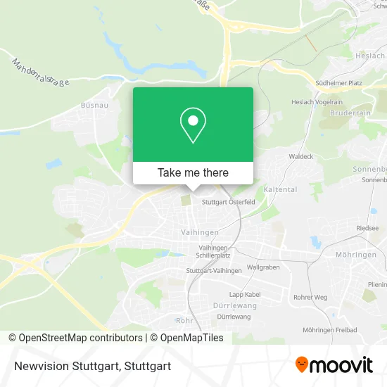 Newvision Stuttgart map