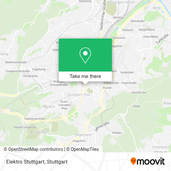 Elektro Stuttgart map