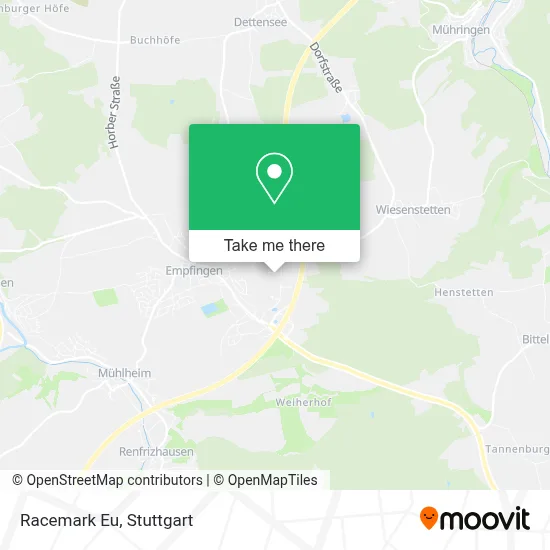 Racemark Eu map