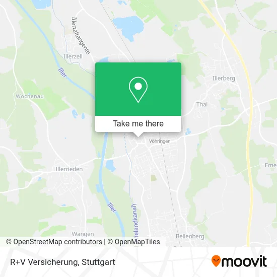 R+V Versicherung map