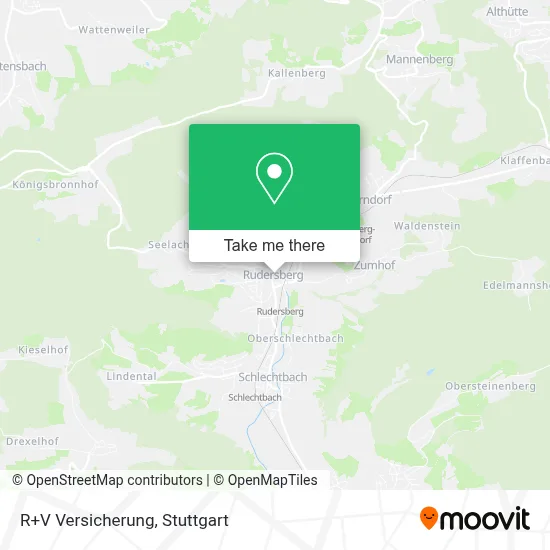 R+V Versicherung map