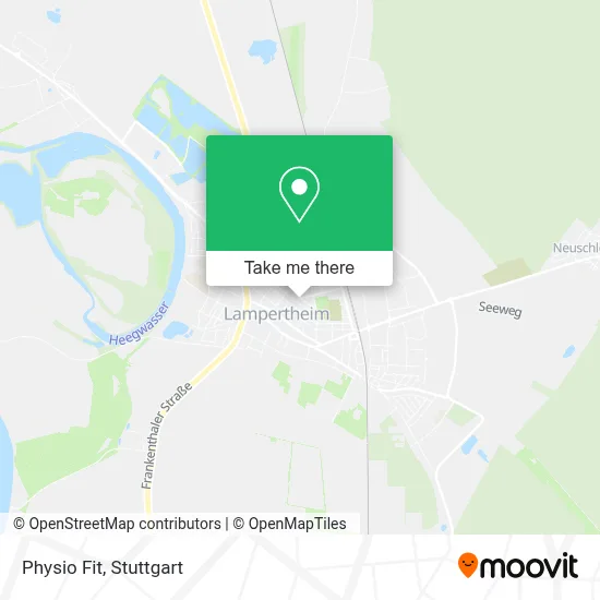 Physio Fit map