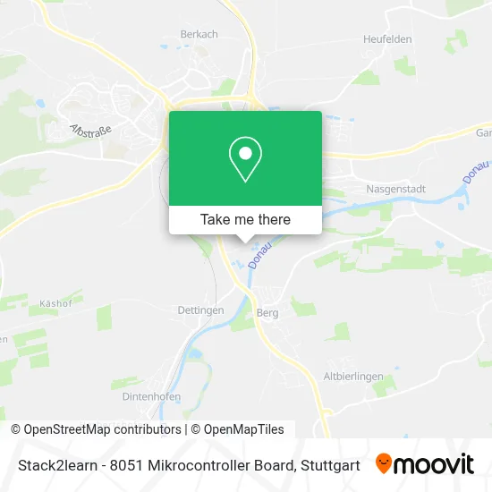 Stack2learn - 8051 Mikrocontroller Board map