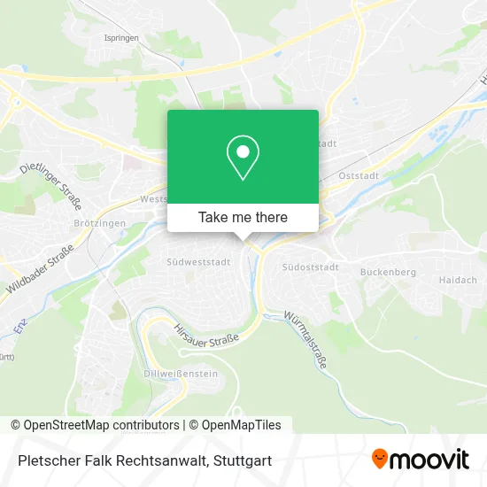 Pletscher Falk Rechtsanwalt map