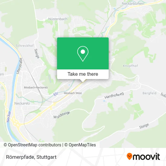 Römerpfade map