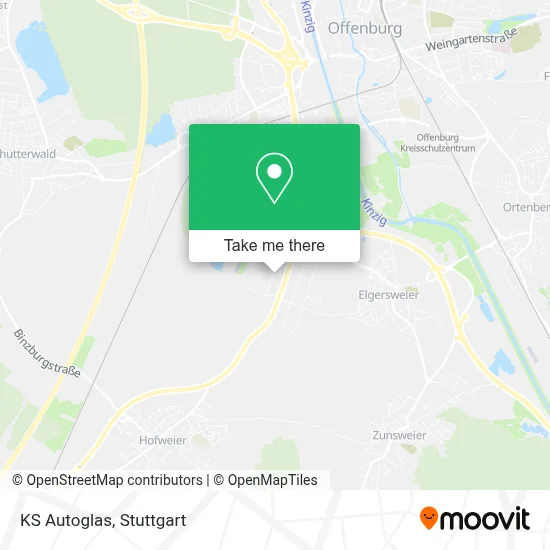 KS Autoglas map