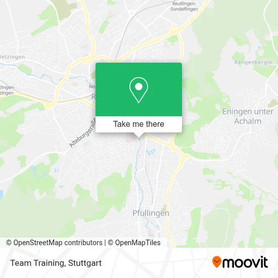Team Training map