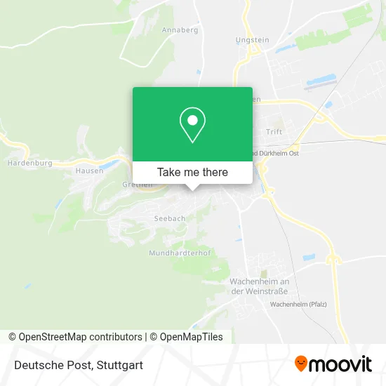 Deutsche Post map